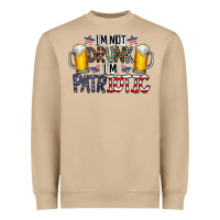 I'm Not Drunk I'm Patriotic Heavyweight Sweatshirt | Teevron