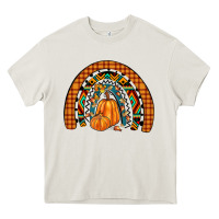 Cream fall pumpkin rainbow Heavy Core Tee - JahusDesignShop