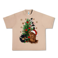 Burro heifer cow gnomies christmas tree Urban Heavy Tee - CowGirlArtShop