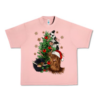 Salmon heifer cow gnomies christmas tree Urban Heavy Tee - CowGirlArtShop