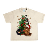 Sandshell heifer cow gnomies christmas tree Urban Heavy Tee - CowGirlArtShop