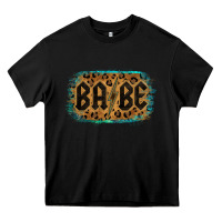 Black Leopard Pattern Babe Tried Heavy Core Tee - Bettercallsaul