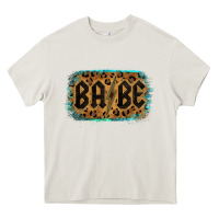 Cream Leopard Pattern Babe Tried Heavy Core Tee - Bettercallsaul