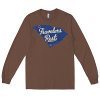 Chestnut travelers rest south carolina sc map Long Sleeve Tee - trangStudio