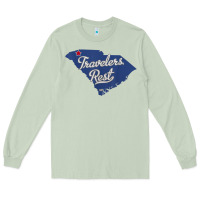 Matcha travelers rest south carolina sc map Long Sleeve Tee - trangStudio