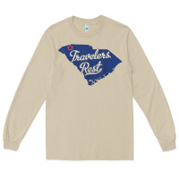 Mushroom travelers rest south carolina sc map Long Sleeve Tee - trangStudio