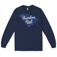Navy travelers rest south carolina sc map Long Sleeve Tee - trangStudio