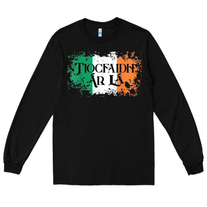 Tiocfaidh Ar La Vintage Ireland Irish Flag Gifts For Men Long Sleeve Tee by trangStudio | Teevron