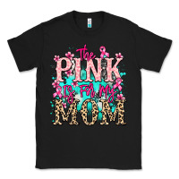 Black The pink is for my Mom Cancer Awareness Classic Tee - HowdyJamesFarm