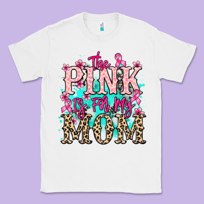 The Pink Is For My Mom Cancer Awareness Classic Tee Designed By Howdyjamesfarm