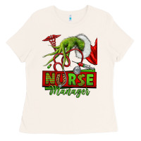 Bone grinch hand nurse manager Ladies Tee - NancyCooperArtShop