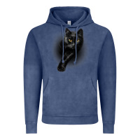 Vintage Denim Black Cat Yellow EyesCats Tee Shirt Gifts Vintage Hoodie - trangStudio