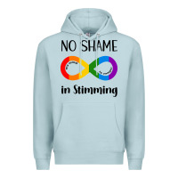 Blue Mist no Shame Stimming Premium Hoodie - CowhideDigitalArt