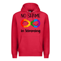 Cardinal no Shame Stimming Premium Hoodie - CowhideDigitalArt