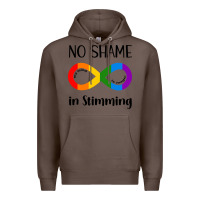 Coffee no Shame Stimming Premium Hoodie - CowhideDigitalArt
