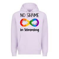 Lilac no Shame Stimming Premium Hoodie - CowhideDigitalArt