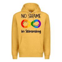 Mustard no Shame Stimming Premium Hoodie - CowhideDigitalArt