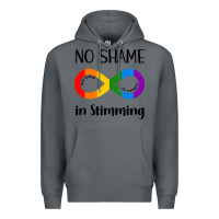 Rock no Shame Stimming Premium Hoodie - CowhideDigitalArt