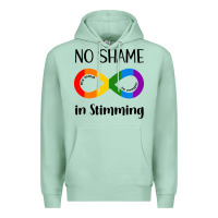 Seafoam no Shame Stimming Premium Hoodie - CowhideDigitalArt