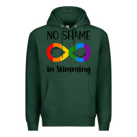 Sports Green no Shame Stimming Premium Hoodie - CowhideDigitalArt