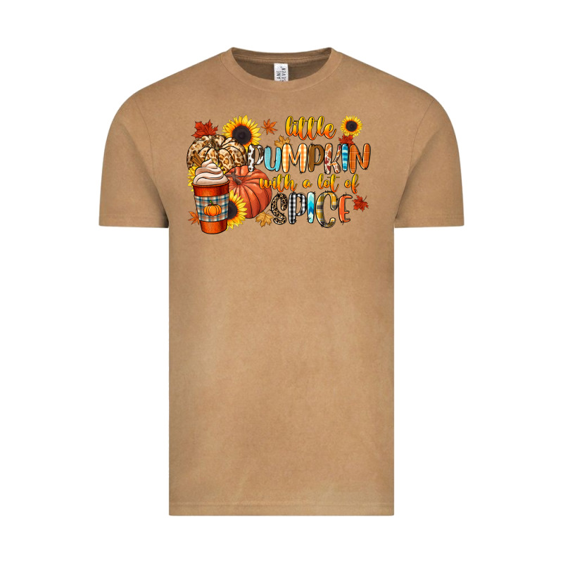 Little Pumpkin With A Lot Of Spice Vintage Tee by CowGirlArtShop | Teevron