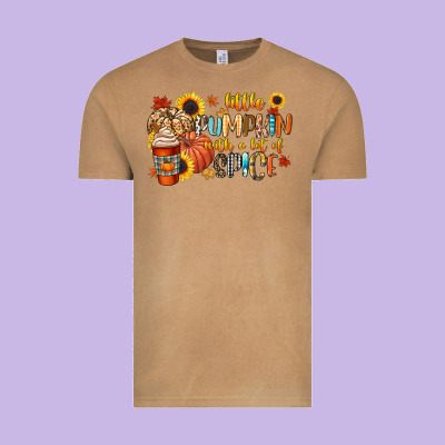 Little Pumpkin With A Lot Of Spice Vintage Tee Designed By Cowgirlartshop