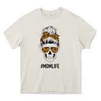 Cream Sunflower Mom Skull Heavy Core Tee - Bettercallsaul