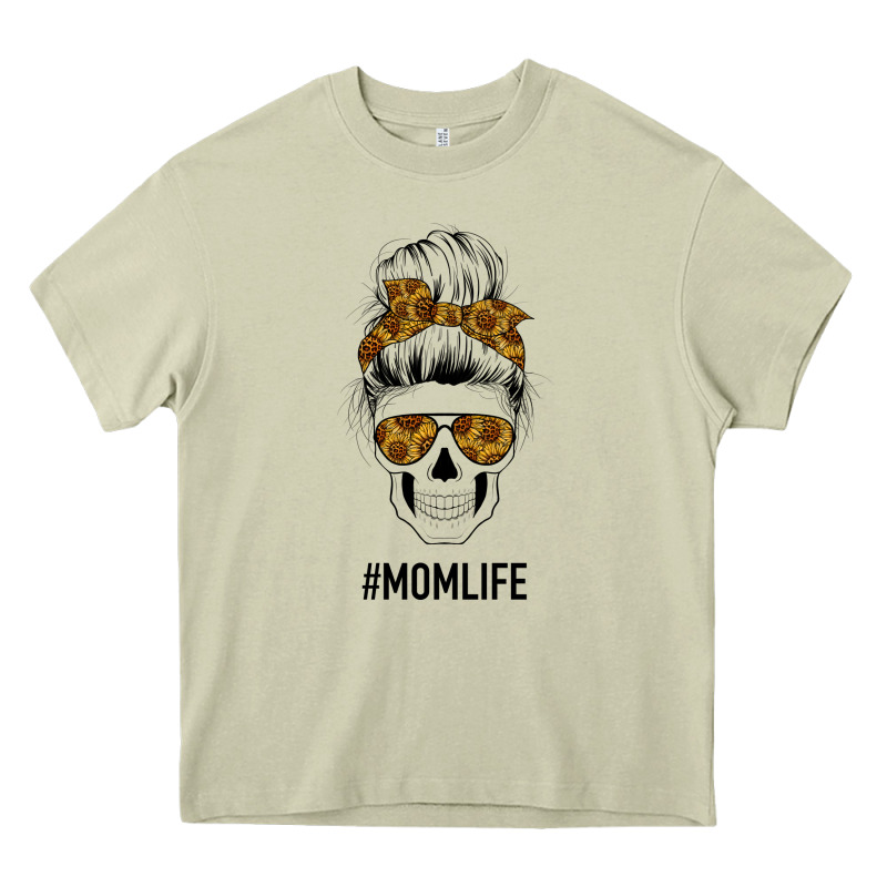 Sunflower Mom Skull Heavy Core Tee by Bettercallsaul | Teevron