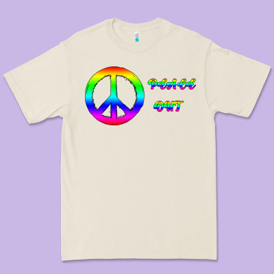 Peace Out Premium Tee Designed By Bettercallsaul