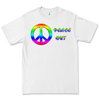 White Peace Out Premium Tee - Bettercallsaul