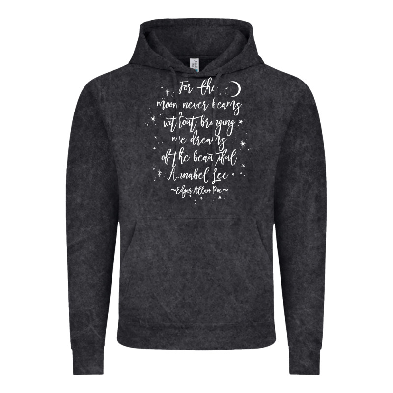 Edgar Allan Poe Literary Gift, Annabel Lee Quote Gothic Poet T Shirt Vintage Hoodie by trangStudio | Teevron