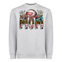 Heather Grey volleyball mom Heavyweight Sweatshirt - SublimationCraftShop