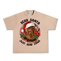 Burro dear santa just send cows Urban Heavy Tee - CowGirlArtShop