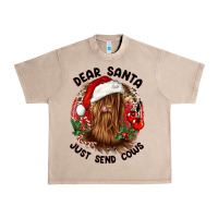 French Oak dear santa just send cows Urban Heavy Tee - CowGirlArtShop