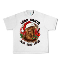 Lunar Rock dear santa just send cows Urban Heavy Tee - CowGirlArtShop