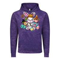 Cloud Purple Easter Day Camper  Happy Easter Day Vintage Hoodie - CowGirlArtShop