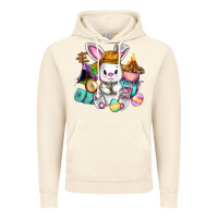 Vintage Artic Easter Day Camper  Happy Easter Day Vintage Hoodie - CowGirlArtShop