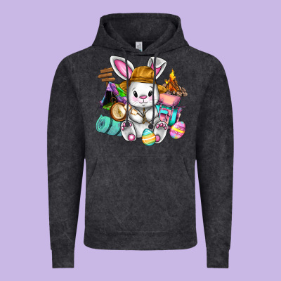 Easter Day Camper  Happy Easter Day Vintage Hoodie Designed By Cowgirlartshop