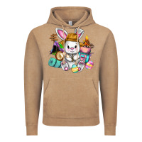Vintage Coffee Easter Day Camper  Happy Easter Day Vintage Hoodie - CowGirlArtShop