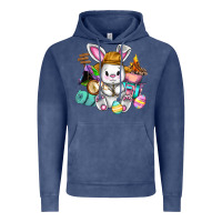 Vintage Denim Easter Day Camper  Happy Easter Day Vintage Hoodie - CowGirlArtShop