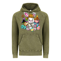 Vintage Olive Easter Day Camper  Happy Easter Day Vintage Hoodie - CowGirlArtShop