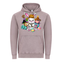 Vintage Zinc Easter Day Camper  Happy Easter Day Vintage Hoodie - CowGirlArtShop