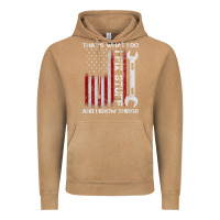 Vintage Camel That_s What I Do I Fix Stuff And I Know Things American Flag Vintage Hoodie - trangStudio