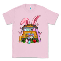 Bubblegum Pink school bus easter Classic Tee - Artiststas
