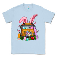 Dusty Blue school bus easter Classic Tee - Artiststas