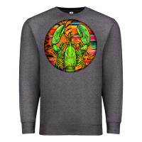Charcoal Heather lobster Premium Sweatshirt - BarkalooDesign