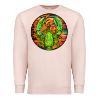 Pale Pink lobster Premium Sweatshirt - BarkalooDesign