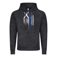 Vintage Black Scottish American Flag Combo Scotland USA Saltire Gift Vintage Hoodie - trangStudio