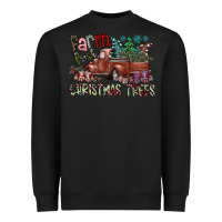 Black fram fresh christmas trees Heavyweight Sweatshirt - SublimationCraftShop