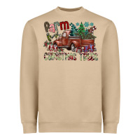 Mushroom fram fresh christmas trees Heavyweight Sweatshirt - SublimationCraftShop